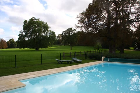 Exclusive pool and park view