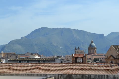 VISTA TETTI CITTA' DI PALERMO DALLA TERRAZZA SUL CENTRO STORICO 