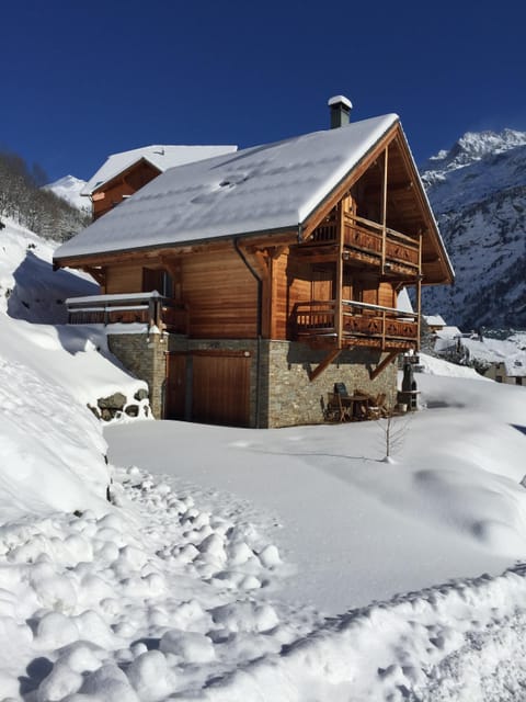 Side view of chalet and only a few minutes walk to escalator to telecabine