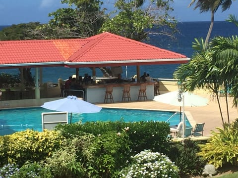 Pool Bar with sea views