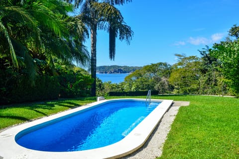 Pool with ocean view