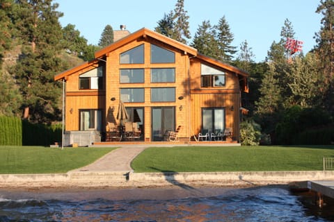 Hollyhock Lake House view from dock