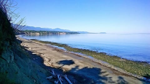 Beach looking west toward Port Angeles