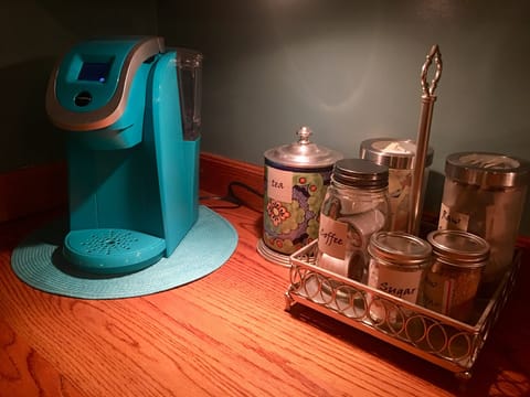 Coffee Station Often Stocked