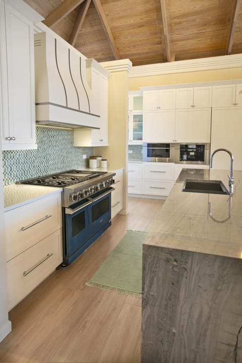 Gourmet Kitchen with High-End Viking Appliances and Miele Coffee Maker