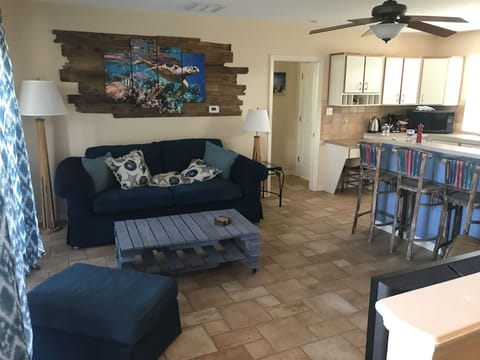 Professionally decorated living room