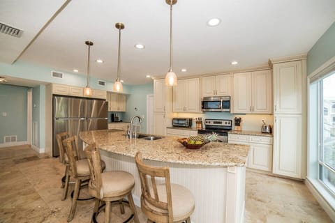Kitchen with two ovens, two fridges, two dishwashers! Perfect for your large family or group.