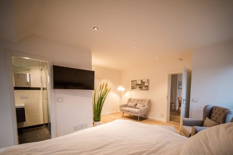 Apartment, 1 Bedroom, Non Smoking, Terrace | Premium bedding, pillowtop beds, soundproofing, free WiFi