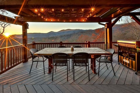 Outdoor dining area