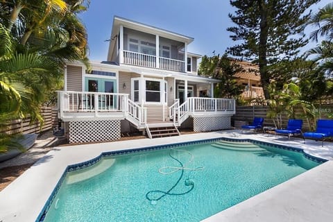 Private heated swimming pool