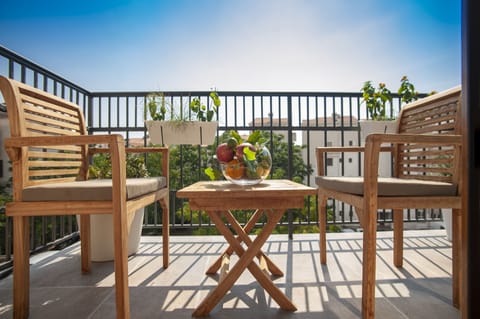 Triple Room, 1 Double Bed with Sofa bed | View from room