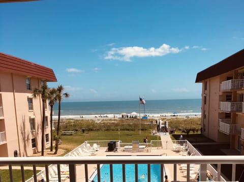 Ocean view from 3rd floor balcony