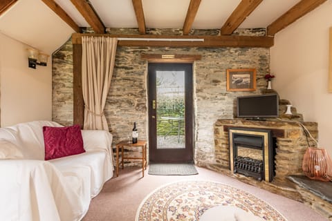 Lounge with door to back garden