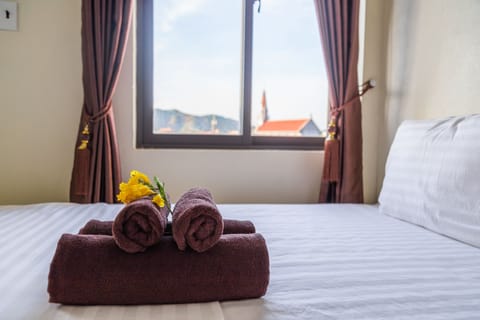 Family Room | Premium bedding, desk, blackout drapes, soundproofing