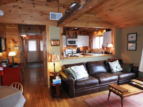 Pine cabin, Adirondack style