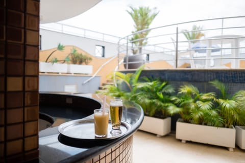 Poolside bar