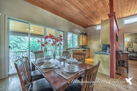 Dining area next to patio doors (main level)