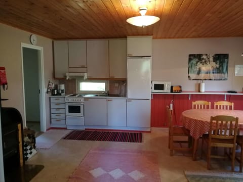 Villa | Private kitchen | Fridge, microwave, oven, stovetop