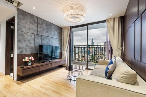 Apartment, 3 Bedrooms | Living area | Smart TV