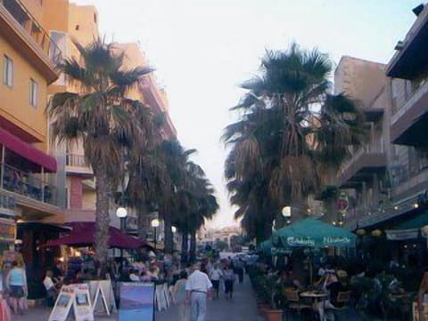 Bugibba square. 5mins walk from apartment.