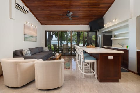 Luxury House, Multiple Beds, Non Smoking, Ocean View | Living area | Flat-screen TV