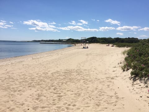 Keyes Beach, 120 steps from the deck.
