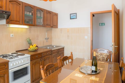 Dining and kitchen area