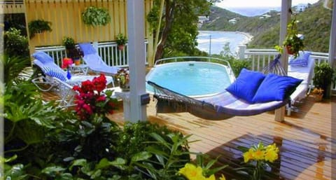 Relax in the hammock pool side.