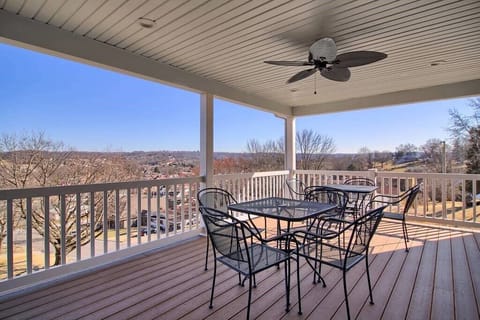 View on the back deck.