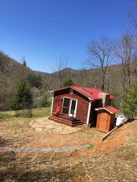 Exterior, looking west.