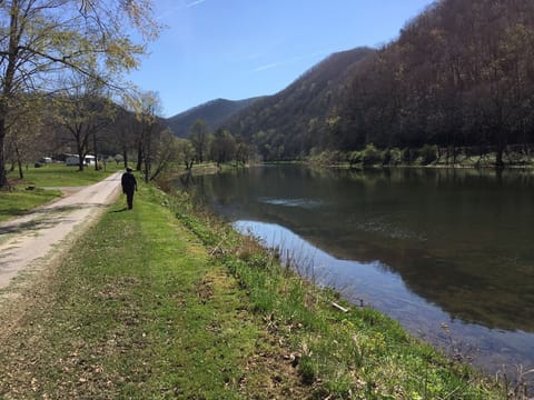 Along the Greenbrier, about 200 yards from the cabin