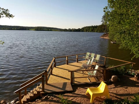 Beach terrace and 2 piers