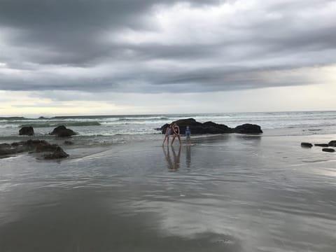 Kids enjoying some 'beach fun' at Ocean View beach.