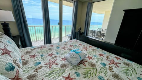 Watch the sunrise or sunset from the King size comfy master bedroom