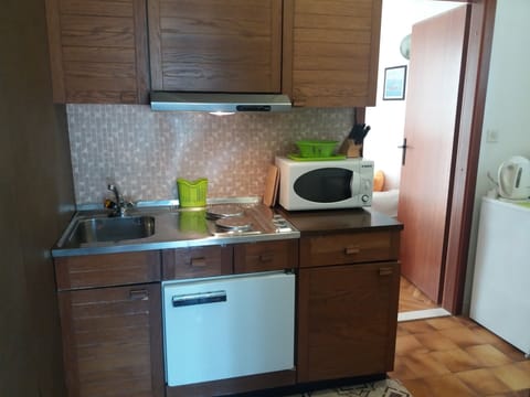 Apartment for 2 people | Private kitchen | Fridge, microwave, stovetop, coffee/tea maker