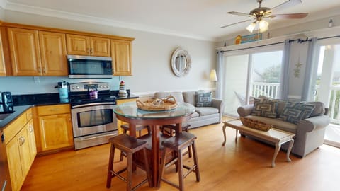 Open Living, Kitchen, & Dining