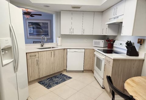 Fully stocked kitchen. New kitchen cabinetry