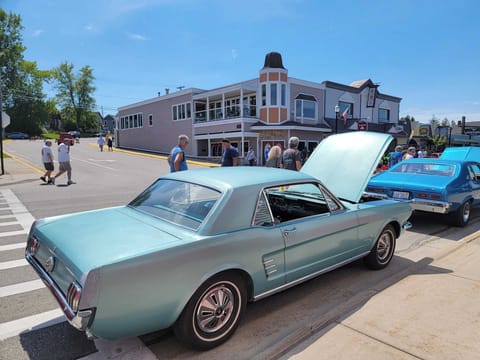 Stay at the Pier Harbor Building, in the thick of all the downtown events.  This Annual auto show is one of the largest in the Midwest and is held on the 3rd Saturday each June.