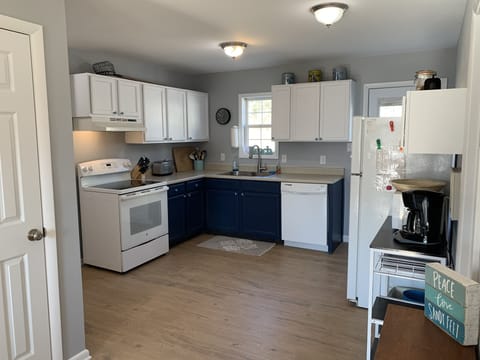 Kitchen from dining area