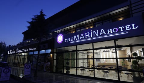 Front of property - evening/night