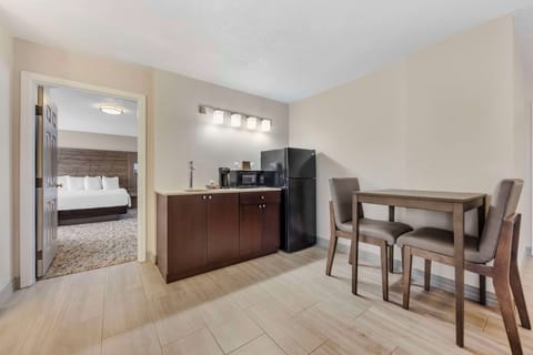 Suite, Multiple Beds, Non Smoking, Refrigerator & Microwave (Living Room;Larger Room) | Pillowtop beds, blackout drapes, iron/ironing board