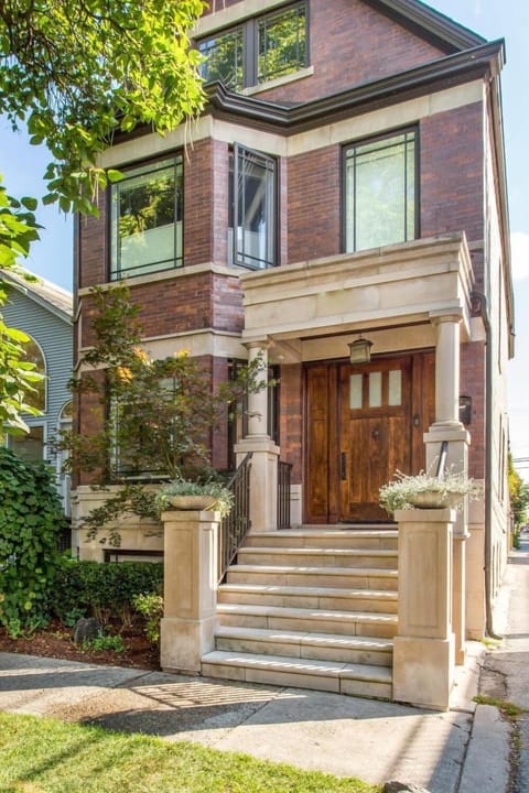 Front of House with Limestone entrance