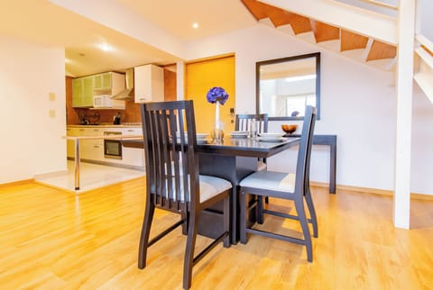 Savor the fusion of designer elegance and cozy charm.