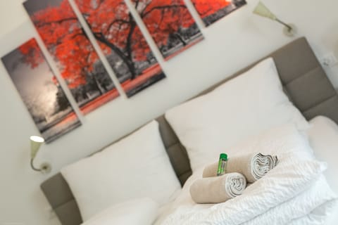 Frette Italian sheets, premium bedding, individually decorated