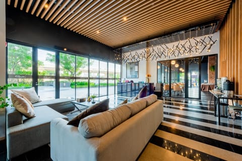 Lobby sitting area