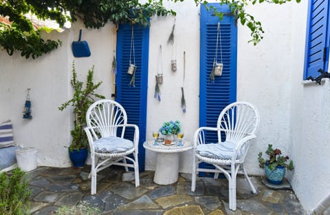 Small garden in the backyard