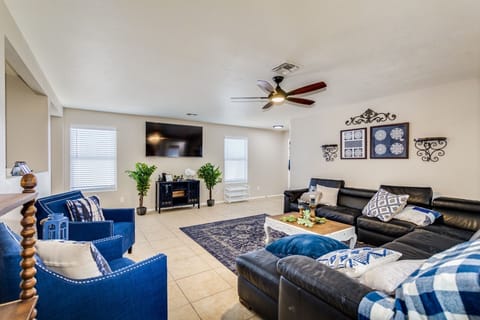 Spacious gathering areas