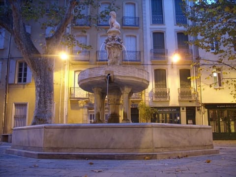 Our local square (3 restaurants and only 30 metres from our house)