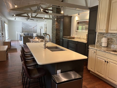 Main kitchen upstairs 