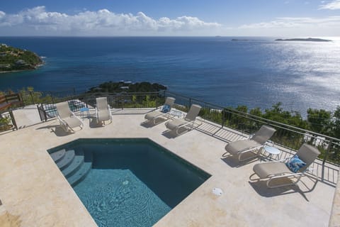 Pool Deck looking towards St Croix